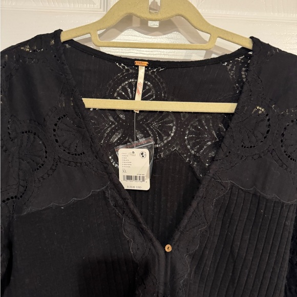 Free People Olivia Lace Top - Picture 4 of 10